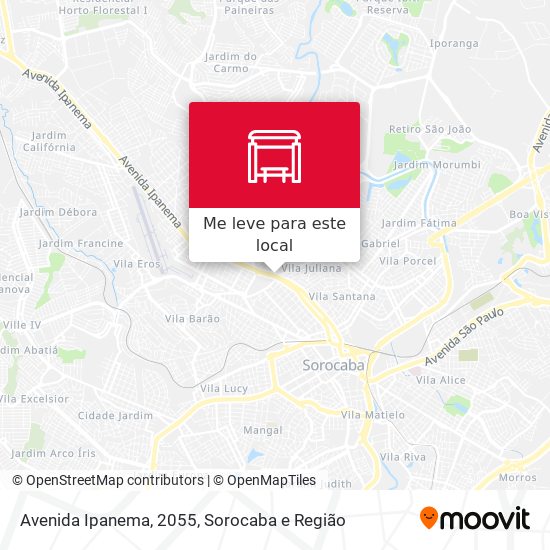 Avenida Ipanema, 2055 mapa
