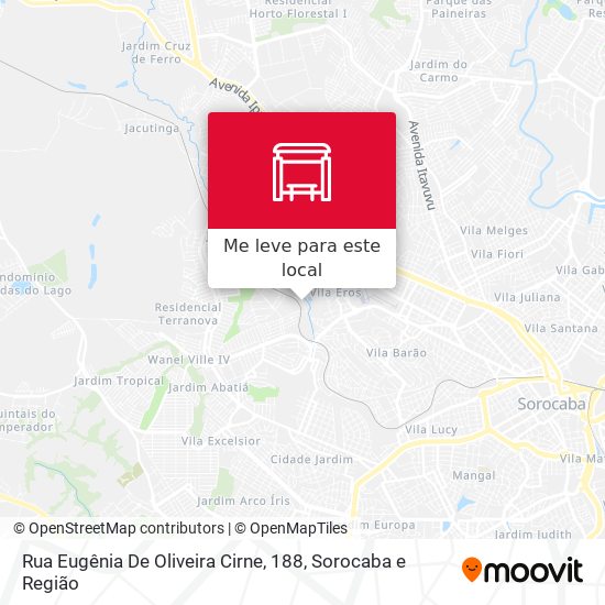 Rua Eugênia De Oliveira Cirne, 188 mapa