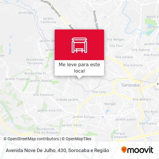 Avenida Nove De Julho, 430 mapa