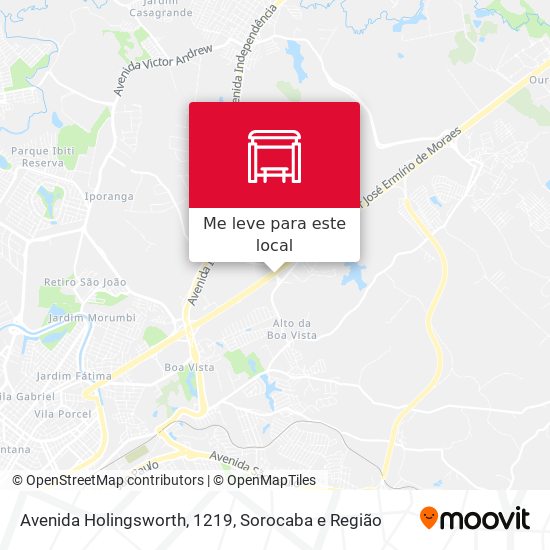 Avenida Holingsworth, 1219 mapa