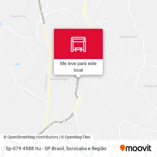 Sp-079 4588 Itu - SP Brasil mapa