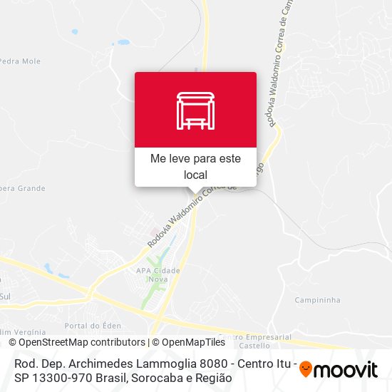 Rod. Dep. Archimedes Lammoglia 8080 - Centro Itu - SP 13300-970 Brasil mapa