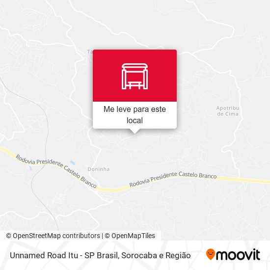 Unnamed Road Itu - SP Brasil mapa