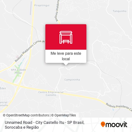 Unnamed Road - City Castello Itu - SP Brasil mapa