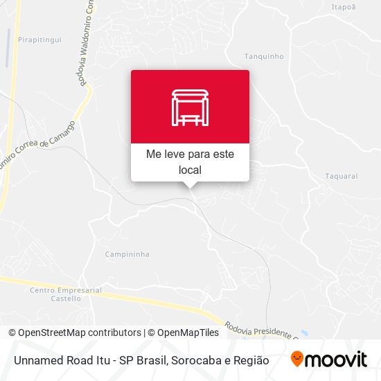 Unnamed Road Itu - SP Brasil mapa