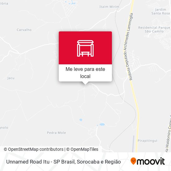 Unnamed Road Itu - SP Brasil mapa