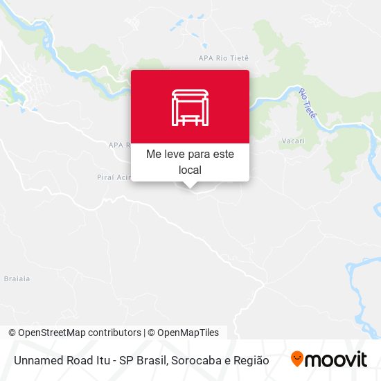 Unnamed Road Itu - SP Brasil mapa
