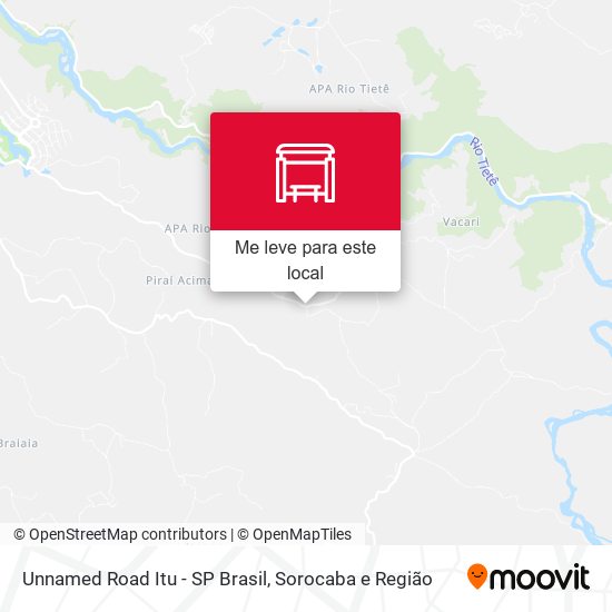 Unnamed Road Itu - SP Brasil mapa