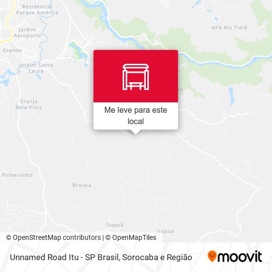 Unnamed Road Itu - SP Brasil mapa