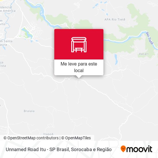 Unnamed Road Itu - SP Brasil mapa