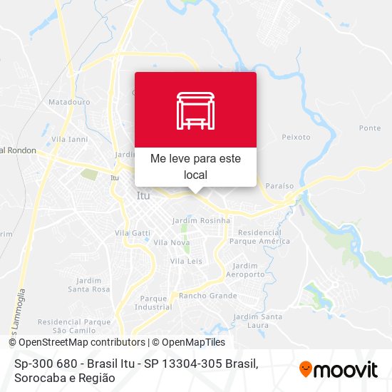Sp-300 680 - Brasil Itu - SP 13304-305 Brasil mapa