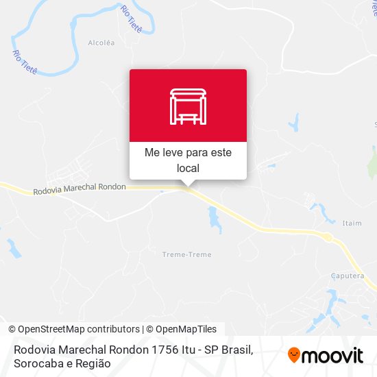 Rodovia Marechal Rondon 1756 Itu - SP Brasil mapa