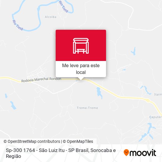 Sp-300 1764 - São Luiz Itu - SP Brasil mapa