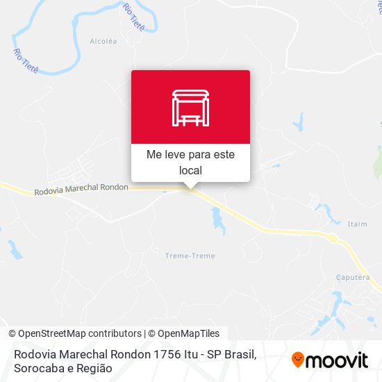 Rodovia Marechal Rondon 1756 Itu - SP Brasil mapa