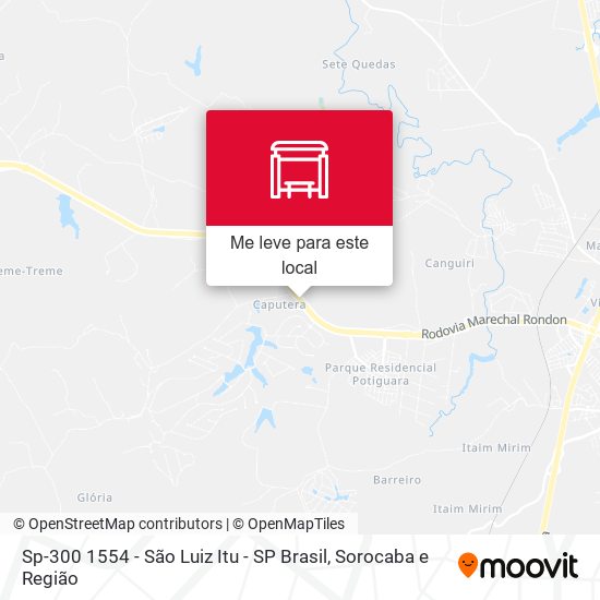 Sp-300 1554 - São Luiz Itu - SP Brasil mapa
