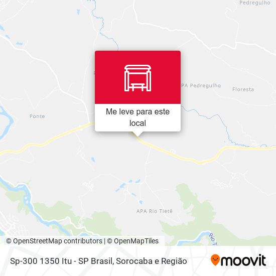Sp-300 1350 Itu - SP Brasil mapa