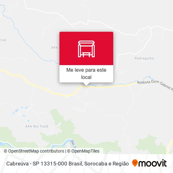 Cabreúva - SP 13315-000 Brasil mapa