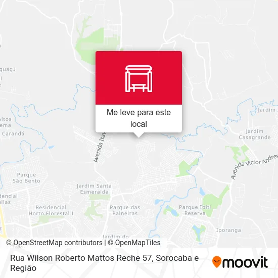 Rua Wilson Roberto Mattos Reche 57 mapa