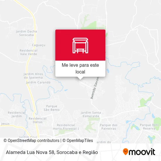 Alameda Lua Nova 58 mapa