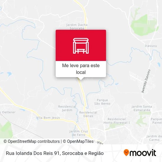 Rua Iolanda Dos Reis 91 mapa
