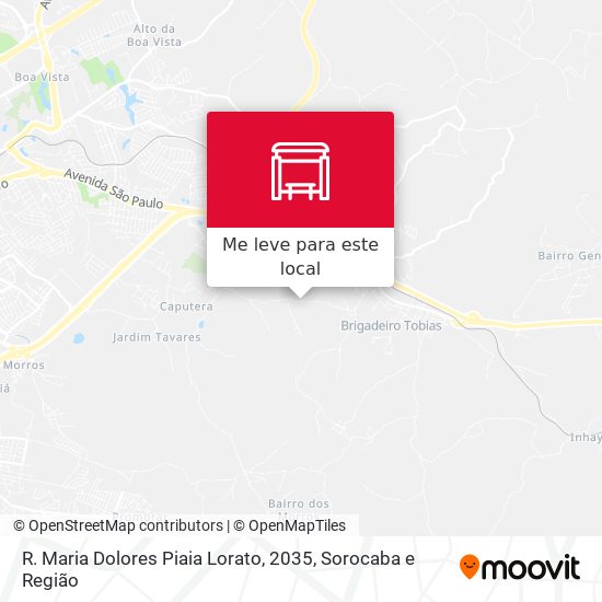 R. Maria Dolores Piaia Lorato, 2035 mapa