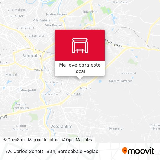 Av. Carlos Sonetti, 834 mapa