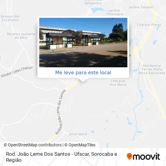 Rod. João Leme Dos Santos - Ufscar mapa