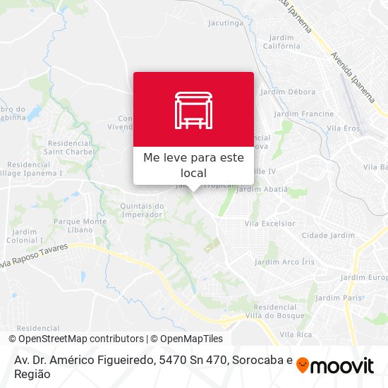 Av. Dr. Américo Figueiredo, 5470 Sn 470 mapa