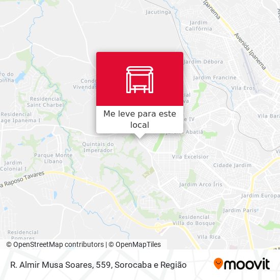 R. Almir Musa Soares, 559 mapa