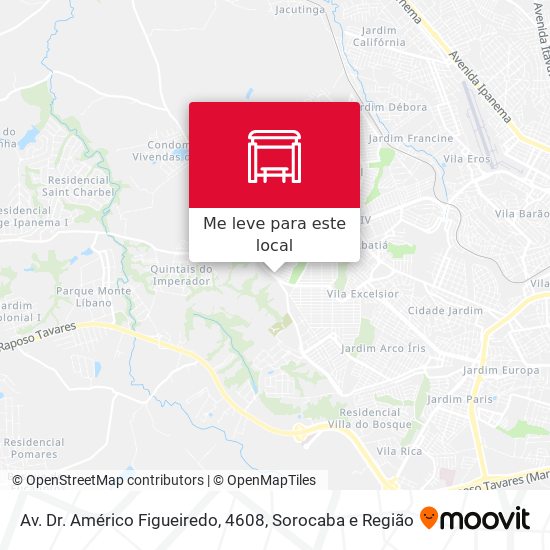 Av. Dr. Américo Figueiredo, 4608 mapa