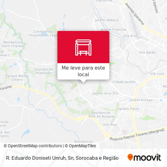 R. Eduardo Doniseti Unruh, Sn mapa