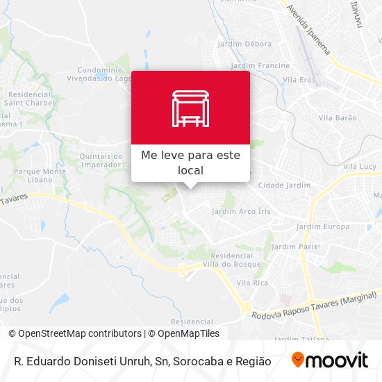 R. Eduardo Doniseti Unruh, Sn mapa