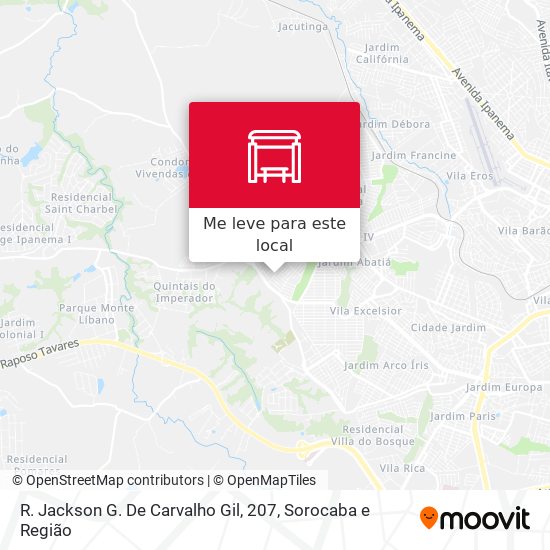 R. Jackson G. De Carvalho Gil, 207 mapa