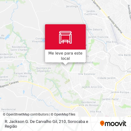 R. Jackson G. De Carvalho Gil, 210 mapa