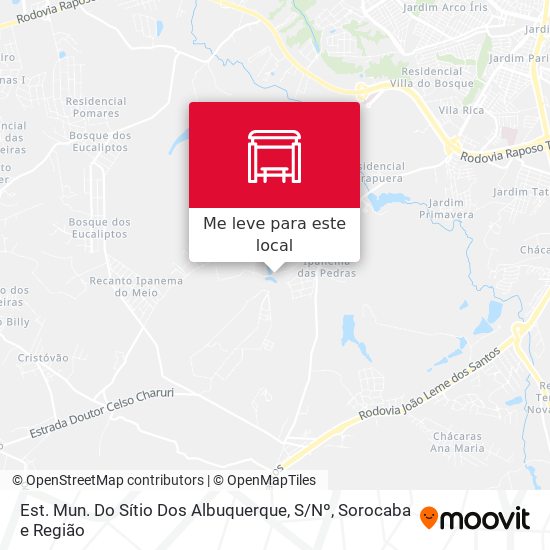 Est. Mun. Do Sítio Dos Albuquerque, S / Nº mapa