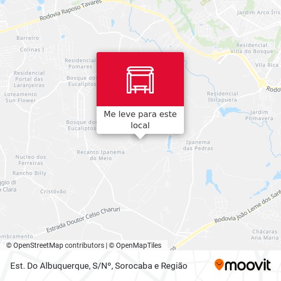 Est. Do Albuquerque, S/Nº mapa