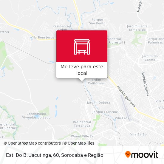 Est. Do B. Jacutinga, 60 mapa