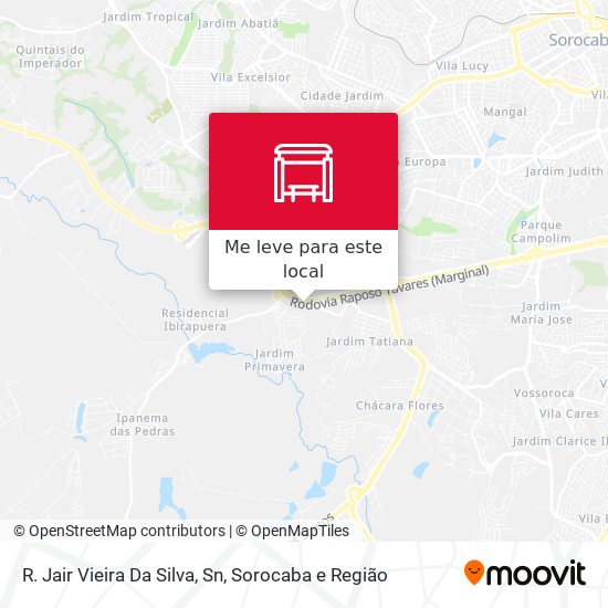 R. Jair Vieira Da Silva, Sn mapa