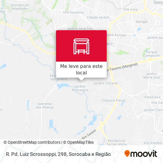 R. Pd. Luiz Scrossoppi, 298 mapa