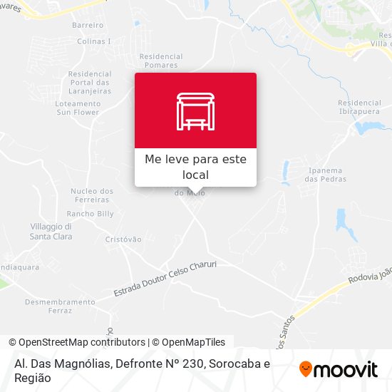 Al. Das Magnólias, Defronte Nº 230 mapa