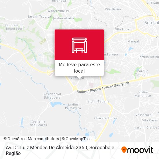 Av. Dr. Luiz Mendes De Almeida, 2360 mapa