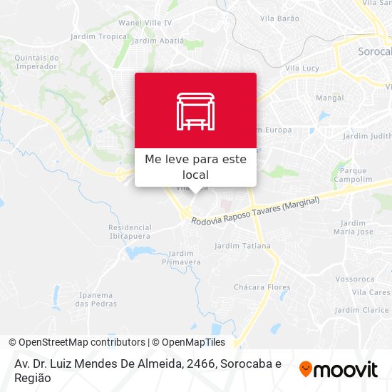 Av. Dr. Luiz Mendes De Almeida, 2466 mapa