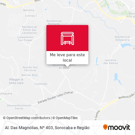Al. Das Magnólias, Nº 403 mapa