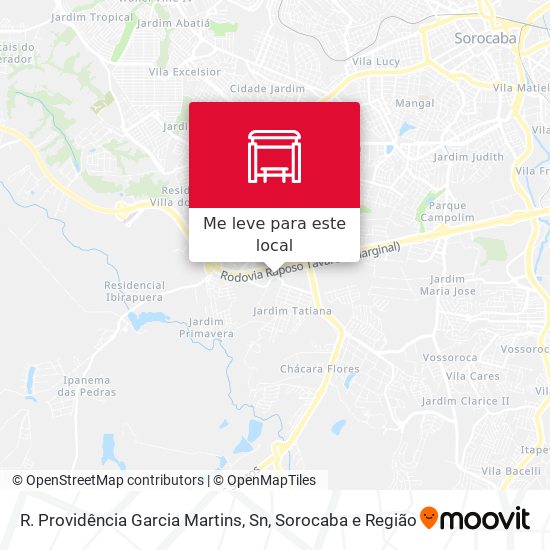 R. Providência Garcia Martins, Sn mapa