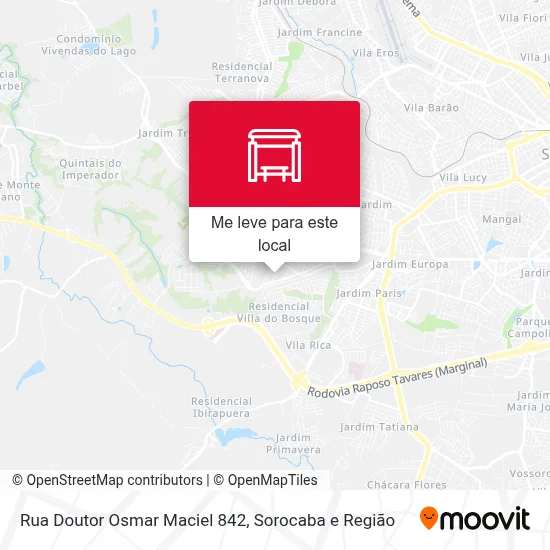 Rua Doutor Osmar Maciel 842 mapa