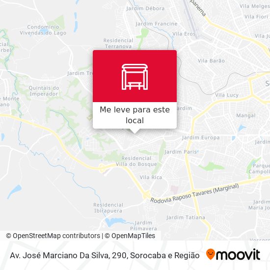 Av. José Marciano Da Silva, 290 mapa