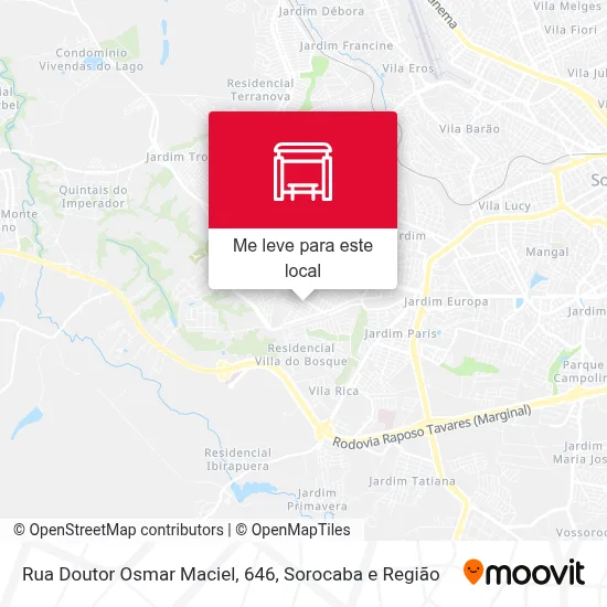 Rua Doutor Osmar Maciel, 646 mapa