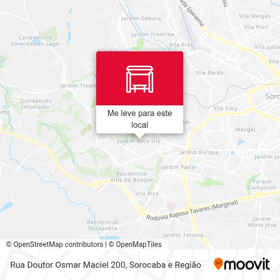 Rua Doutor Osmar Maciel 200 mapa