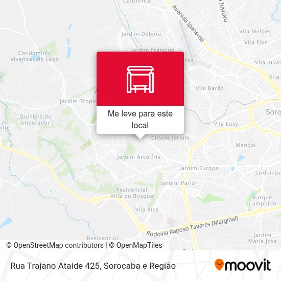 Rua Trajano Ataíde 425 mapa