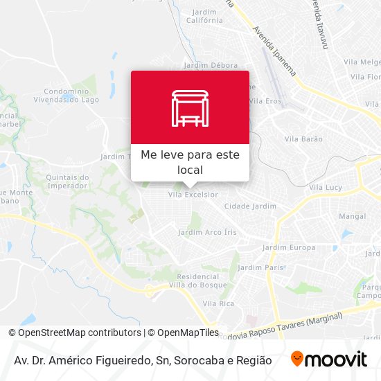 Av. Dr. Américo Figueiredo, Sn mapa